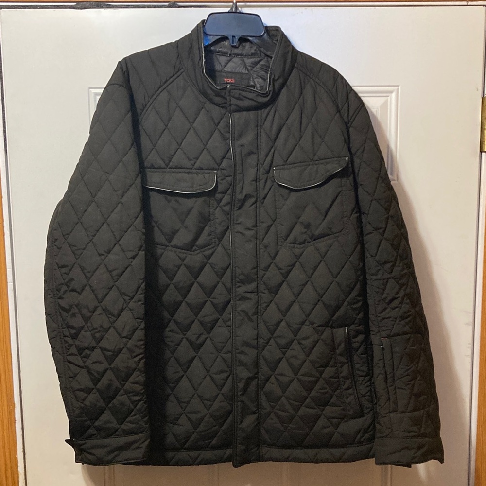 Tumi‎ Black Quilted Jacket XXL